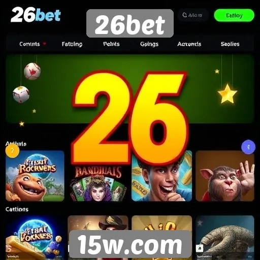 Opções de jogos disponíveis na plataforma 26bet